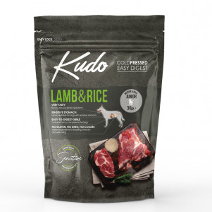 KUDO LAMB & RICE MEDIUM MAXI JUNIOR  Сухой корм для щенков средних и крупных пород Ягненок с рисом 3 кг арт.000329