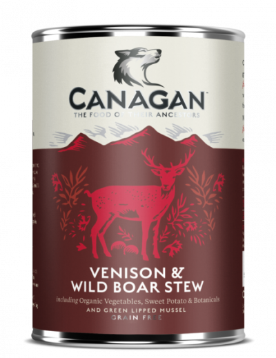 CANAGAN Venison&Wild Boar Stew Канаган консервированный корм "Рагу из оленины и дикого кабана" для собак 400г арт.100.2.004