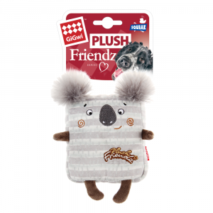 -GiGwi PLUSH FRIENDZ Игрушка для собак Коала с пищалкой 12 см арт.100914