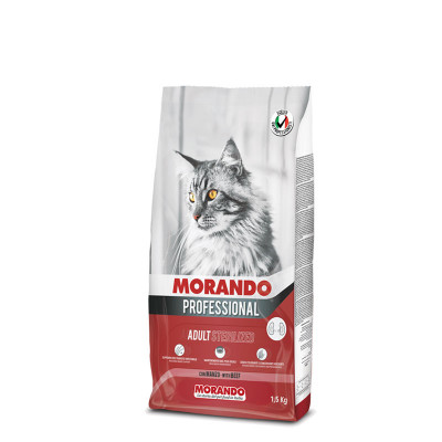 Morando Professional Gatto сухой корм для стерилизованных кошек с говядиной, 1,5 кг арт.102468