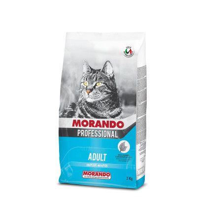 Morando Professional Gatto сухой корм для взрослых кошек с рыбой, 2 кг арт.102474