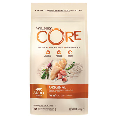 CORE корм из индейки с курицей для взрослых кошек 1,75 кг арт.10724