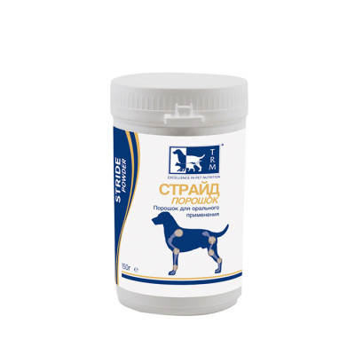 Страйд (Stride Powder) д/собак профилактика и лечение заболеваний суставов 150гр  арт.12815