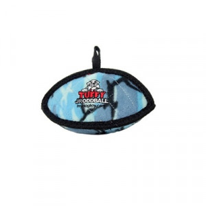 Tuffy Jr Odd Ball Camo Blue Игрушка для собак Торпеда малая, голубой камуфляж, прочность 7/10  арт.13065.гол