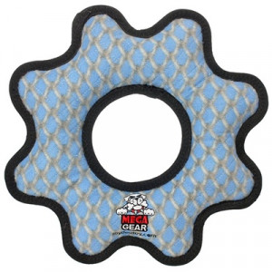 Tuffy Mega Gear Ring Chain Link Игрушка для собак Шестеренка, узор решетка, прочность 10/10  арт.13070.реш