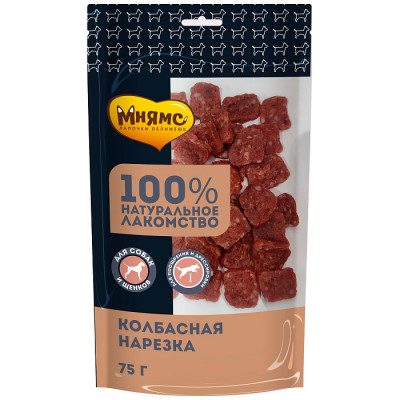 Мнямс Лакомство для собак Колбасная нарезка 75г арт.170500