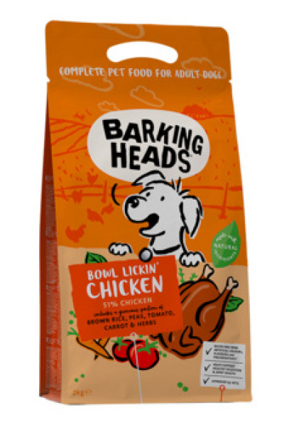 Barking Heads корм для собак с чувствительным пищеварением с курицей и рисом "Нежная забота" 18кг арт.18109