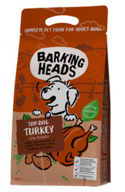 Barking Heads TURKEY DELIGHT GRAIN FREE корм для собак с индейкой и бататом "Бесподобная индейка" 12 кг арт.18149
