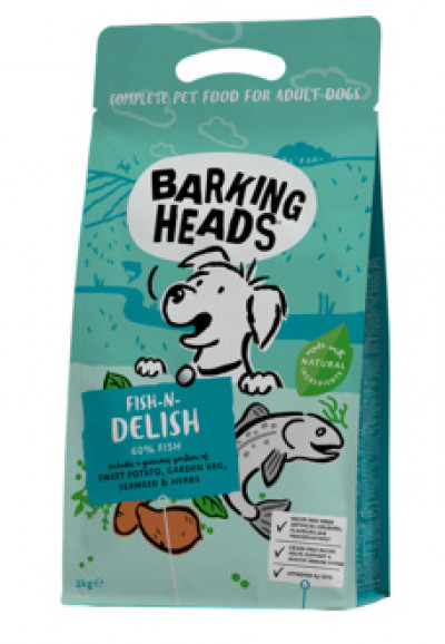 Barking Heads корм беззерновой для собак с лососем, форелью и бататом "Рыбка-вкусняшка" 2кг  арт.18157