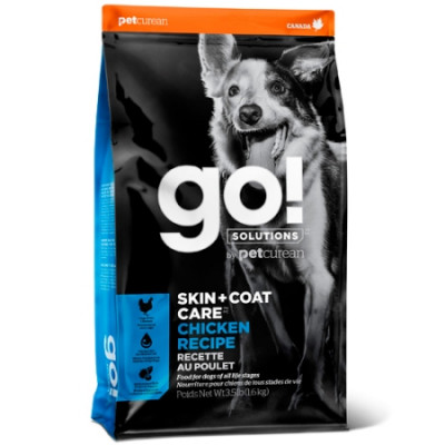 GO! CHICKEN RECIPE FOR DOGS  Для Щенков и Собак с Цельной Курицей, фруктами и овощами 1,59кг арт.34818