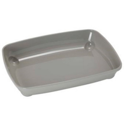 Moderna открытый туалет arist-o-tray для котят светло-серый  37х28х6 см