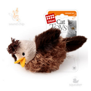-GiGwi GiGwi Cat Toys MELODY CHASER Игрушка Птичка со звуковым чипом арт. 50198