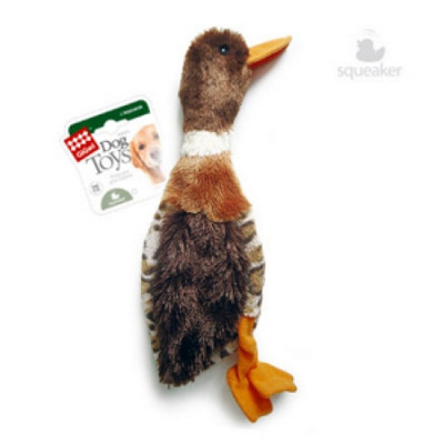 -GiGwi Dog Toys Игрушка для собак утка с пищалками 32 см