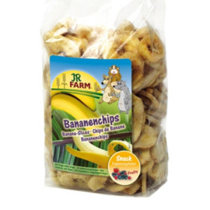 JR FARM Лакомство для грызунов кусочки банана 150г