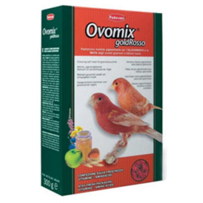 PADOVAN Ovomix Gold Rosso для декоративных птиц с красным оперением 300гр