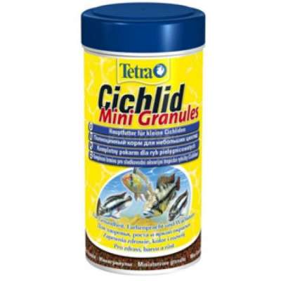 TetraCichlid Мni Granules Смесь для маленьких и карликовых цихлид 250мл (мелкие гранулы)