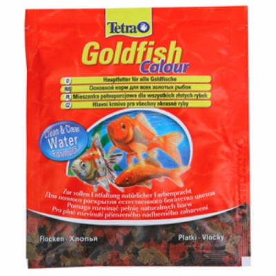 TetraGoldfish Colour Корм в хлопьях для улучшения окраса золотых рыб 12гр (хлопья)