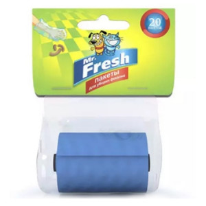 Mr.Fresh Пакеты для уборки фекалий (сменный рулон) 20 пакетов