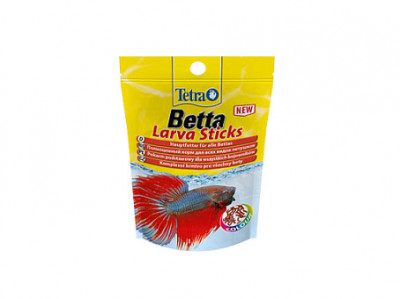 -TetraBetta LarvaSticks корм в форме мотыля для петушков и других лабиринтовых рыб 5 г (sachet)