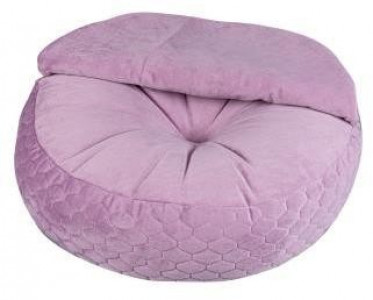 XODY Пуфик Комфорт №2 70х70 см, флок, бирюзовый арт.3522-В1