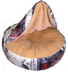 XODY Пуфик Лондон №2 70х70 см, флок арт.3522-3