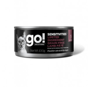 GO! Sensitivities Limited Ingredient Grain Free Lamb Pate CF консервы с ягненком для кошек с чувств. пищеварением 100 гр. арт.39959