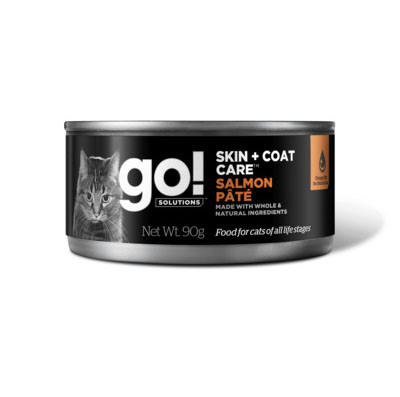 GO! Skin + Coat Care Salmon Pate CF консервы с лососем для кошек всех возрастов, 90 гр. арт.39960