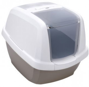 -IMAC био-туалет для кошек MADDY 62х49,5х47,5h см, белый/бежевый арт. 44080
