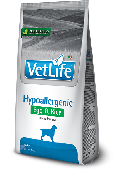 Фармина (FARMINA Vet Life HIPO Egg & Rice) диета для собак яйцо и рис при пищевой аллергии и пищевой непереносимости 2кг арт.5049