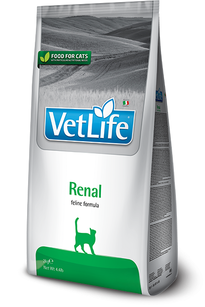 Фармина (FARMINA Vet Life RENAL) диета для кошек при почечной недостаточности, вспомогательное средство при сердечной недостаточности 400 г арт.5027