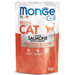 Monge Cat Grill Pouch паучи для котят НОРВЕЖСКИЙ ЛОСОСЬ 85г арт.70013604
