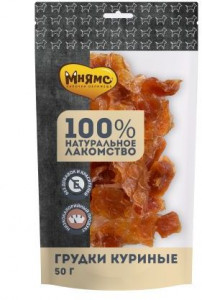 Мнямс лакомство для собак Грудки куриные 50г арт.705939