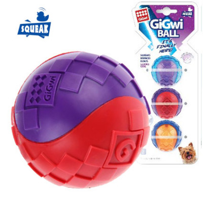 -GiGwi Игрушка для собак G-BALL 3 мяча с пищалкой 5 см арт. 57943