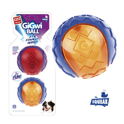 -GiGwi Игрушка для собак G-BALL 2 мяча с пищалкой 8 см арт. 59109