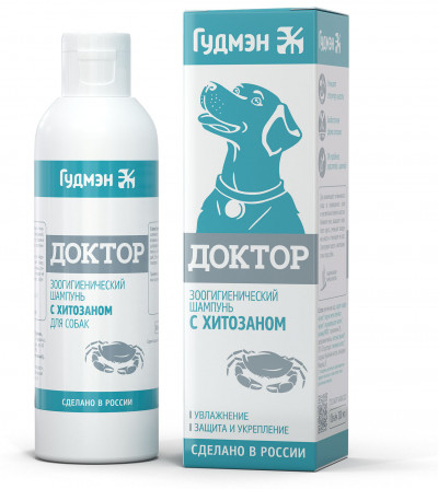 ДОКТОР Шампунь с хитозаном для собак 200 мл арт.83281