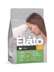Elato (Элато) Kitten Chicken & Duck Сухой корм для котят с курицей и уткой 300 г арт.91066