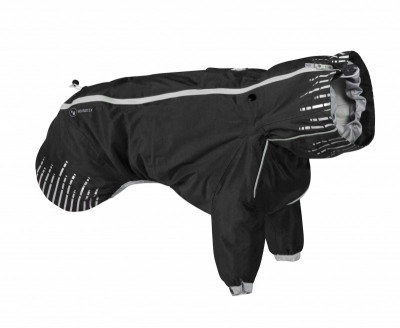 -Hurtta Rain Blocker Плащ с передними лапами, размер 25 чёрный арт.93886
