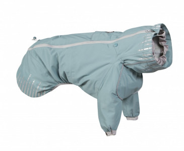 -Hurtta Rain Blocker Плащ с передними лапами, размер 70 бирюзовый арт.93898
