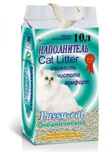 Наполнитель ПУСИ-КЕТ океанический 10 л