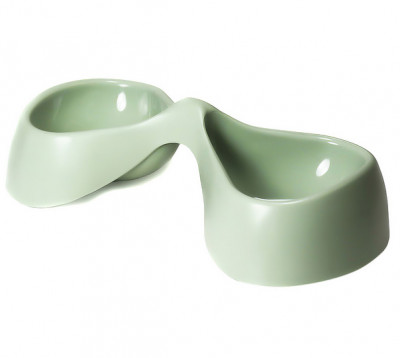 United Pets миска двойная Bicio, 2х230 мл, зеленая арт.GU0121VE20