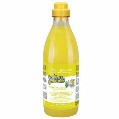 -Iv San Bernard Fruit of the Groomer Ginger&Elderbery Шампунь для любого типа шерсти против раздражений и перхоти 500 мл арт.NSHAZE500