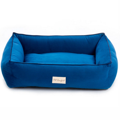 Pet Comfort Golf Vita 03 Лежанка для кошек и собак мелких пород, размер S 60х75 см, синий арт.PC7434
