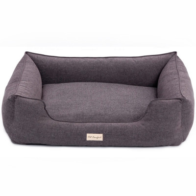 Pet Comfort Alpha Mirandus 19 Лежанка для собак средних пород размер M, 65х80 см, коричневый арт.PC7544