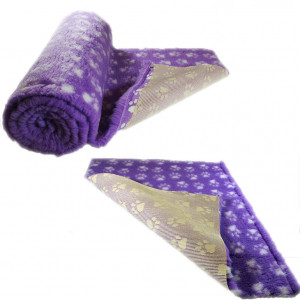 ProFleece коврик меховой 1х1,6 м сиреневый/белый арт.PF005