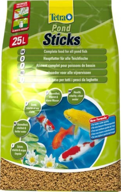 -Tetra Pond Sticks корм для прудовых рыб в палочках 25 л