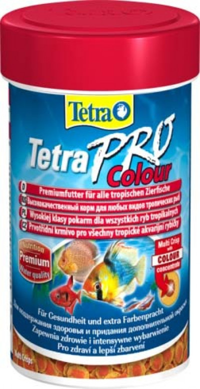 -TetraPro Color Crisps корм-чипсы для улучшения окраса всех декоративных рыб 100 мл