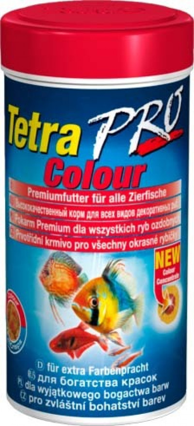 -TetraPro Color Crisps корм-чипсы для улучшения окраса всех декоративных рыб 250 мл