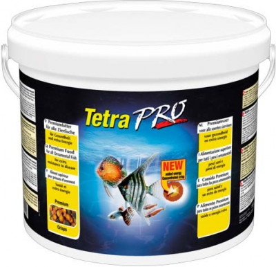 -TetraPro Energy Crisps корм-чипсы для всех видов рыб для дополнительной энергии 10 л (ведро)