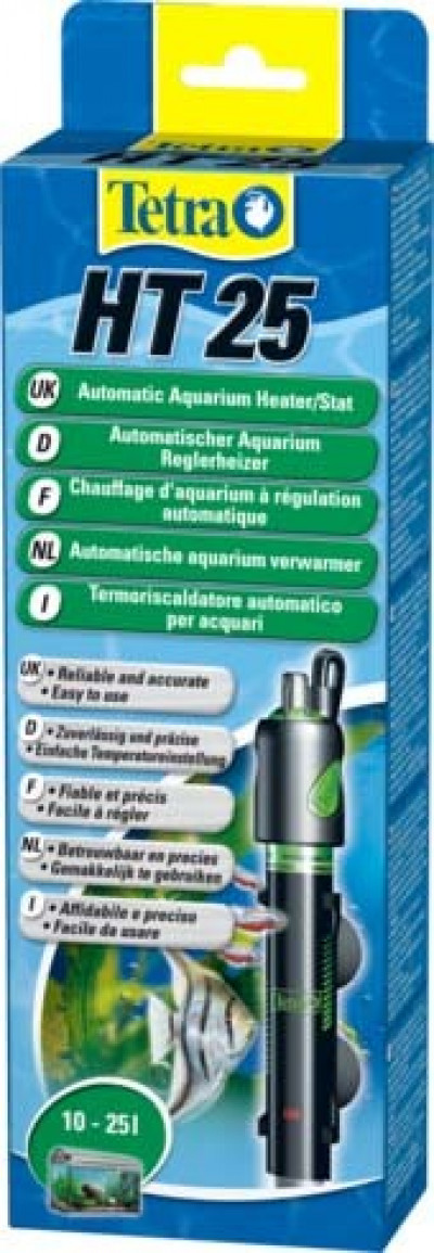 Tetra HT 25 терморегулятор 25Вт для аквариумов 10-25 л
