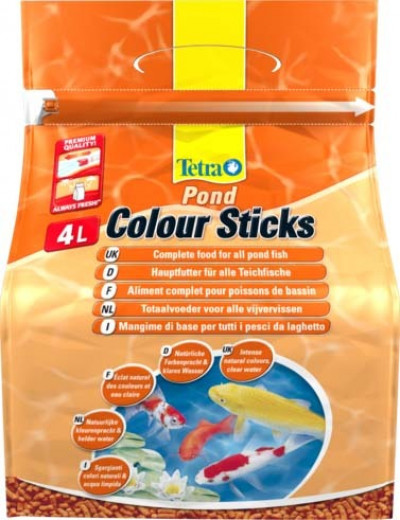 -Tetra Pond Color Sticks корм для прудовых рыб палочки для окраски 4 л